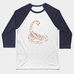 Mystic & Celestial Scorpion Baseball T-Shirt